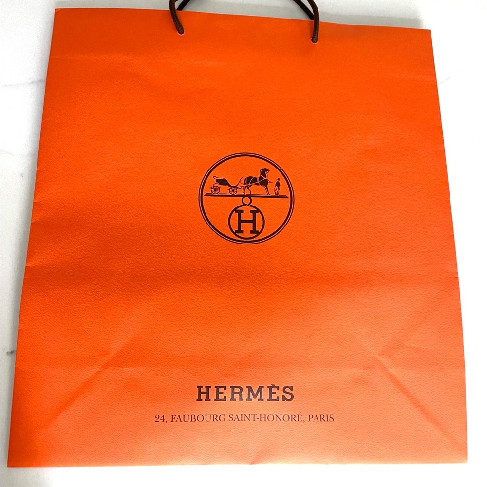 Large Hermès Shopping Bag 18x16.5x6.5”